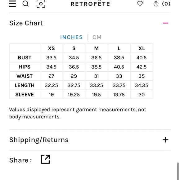 REVOLVE Retrofete Lema Denim dress Western Puff Sleeve size Medium H28 - Picture 13 of 13